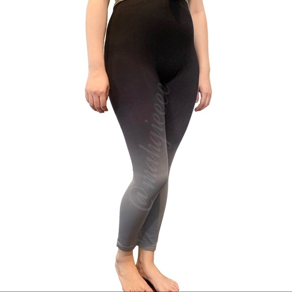 Pants - 3 LEFT Ombré footless yoga leggings